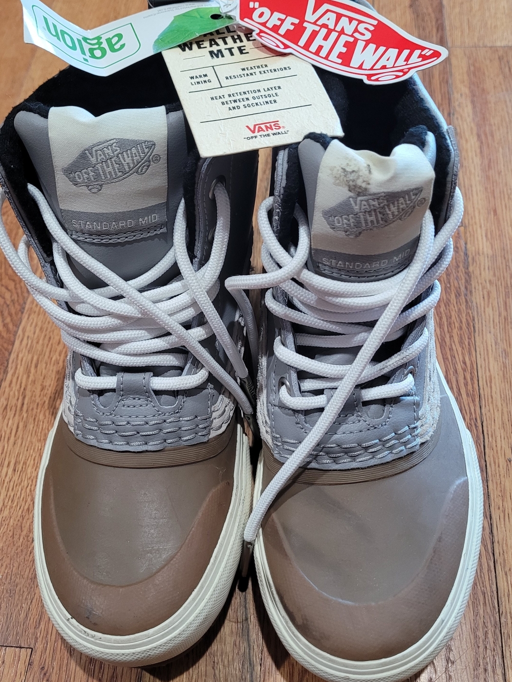 Vans Standard Mid Boots in Gray and Brown